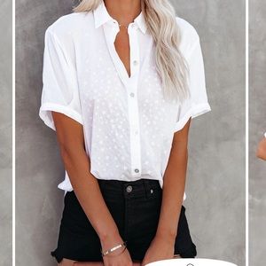 Vici Intuition Cotton Embroidered Button Down